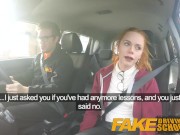 Preview 3 of Fake Driving School Cute redhead Ella Hughes fucks and eats instructors cum