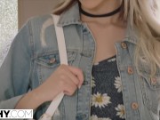 Preview 1 of TUSHY  teen gets her asshole stretched