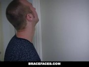 Preview 2 of BraceFaced - Bracefaced Blonde Seduces And Fucks Stepbro