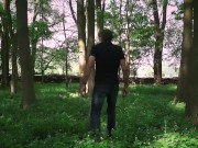 Preview 4 of Old guy stalking teen in the woods and fucks her tight pussy