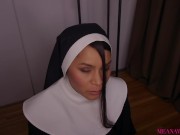 Preview 6 of DEMON POSSESSED NUN SUCKS THE SOUL OUT OF YOUR COCK - MEANA WOLF