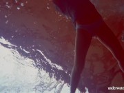 Preview 4 of Flying panties underwater of Marusia