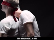 Preview 4 of MormonBoyz-Blindfolded Boy gets fucked Raw and Rough