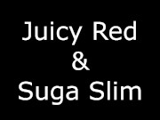 Preview 2 of thick phat booty juicy red fucked by bbc suga slim