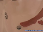 Preview 1 of Sexy Porn Slut Sophie Strauss - BATH TIME Pussy Play!