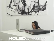 Preview 1 of HOLED Interview anal fuck with great rack asian Vicki Chase