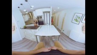 VIRTUAL TABOO - Horny Stepmom Will Fuck You Behind The Daughter