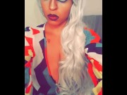 Preview 2 of SnapChat: Storm fucks Black Panther I twitter: @BlkPornMatters