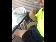 Preview 3 of Aussie Tradie Soft Piss On Smoke Break