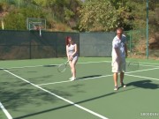 Preview 4 of 800DAD - PAWG Jaye Rose Slam Fucked on Tennis Court