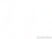 Preview 6 of Jules Jordan - Riley Reid Gangbang, Double Penetration, Double Anal!