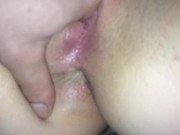Preview 4 of Slut gets pussy filled with cum