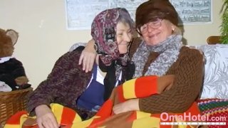 OmaHoteL Two Mature Lesbians Playing Together