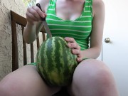 Preview 1 of Shiri Loves Fucking Fruit