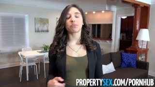 PropertySex - College student fucks big ass real estate agent