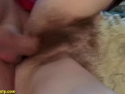 Preview 1 of extreme hairy german milf fucked