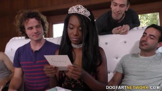 Anal Sut Daya Knight Enjoys Her Birthday Gangbang