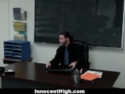 Preview 4 of InnocentHigh - Adorable School Girl Fucks Her Professor