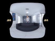 Preview 4 of After peeing her pants Foxie strips out of them in vr porn movie