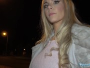 Preview 1 of Public Agent Florane Russell Fucked in car and cum on her tits