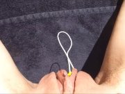 Preview 2 of Liebeskugeln loveballs squirt POV super geil extrem hot and sexy pissing