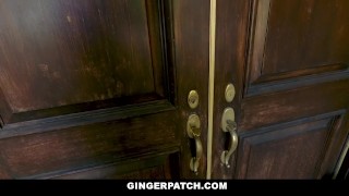 GingerPatch - Hot Pierced Ginger Pussy Gets Nice Filling
