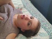 Preview 3 of Quivering and Screaming. girl Tried Huge Cock!!