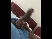 Preview 3 of Big Black Dick Solo Cumshot “MacDaddyMcGee”