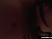 Preview 2 of Cam Cutie Its Cleo Deep Throats Cock & Licks Her Man's Butt!