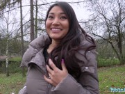 Preview 1 of Public Agent Christina Miller Fucked by Big Cock in Woods