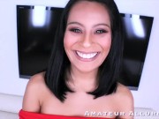 Preview 1 of Amateur Allure Monica Asis POV Blowjob, Enjoys Sex & Loves the Taste of Cum