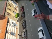 Preview 4 of Let's Cum Outside! Polish Hot Girlfrend Fuck On Public Balcony!
