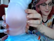 Preview 6 of Fucking multiple Large Bad Dragon Toys hard riding Nova Apollo unboxing vid
