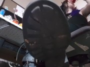 Preview 2 of Goth Spike Boots Floor POV
