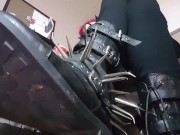 Preview 5 of Goth Spike Boots Floor POV