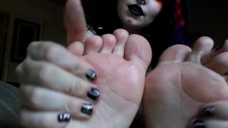 Goth Pink Soles and Lotion