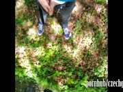 Preview 2 of teen boy - horny - outside - piss - wank :-)