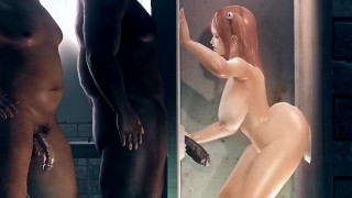 2B Getting Her Ass Pounded Hard