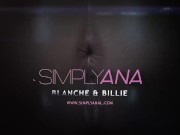 Preview 1 of Simplyanal - Billie Star and Blanche - Lesbian Anal Sex