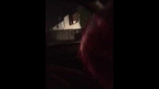 Late night Car blowjob