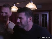 Preview 1 of Big Sexy Horny Hairy Daddy Swaps Boyfriend After The Bar