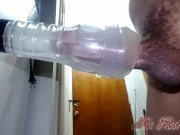 Preview 4 of Fleshlight mounted and fucked