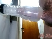 Preview 5 of Fleshlight mounted and fucked