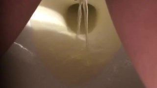 Yellow Morning Piss Compilation.  Water sports. Golden shower. ASMR