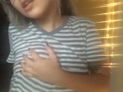 Preview 4 of 19 yo emo tease (before boob job!)