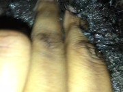 Preview 3 of Fetish Extremely Hairy Creamy Ebony Pussy