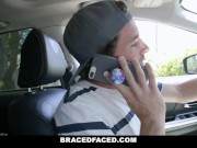 Preview 1 of BraceFaced - Horny Teen Gets Harness Fucked Off