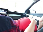 Preview 5 of Sucking my Bosses Dick after work in PUBLIC parking lot -Lexi Aaane