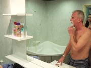 Preview 1 of Busty teen gets her pussy fucked by grandpa her big tits are perfect