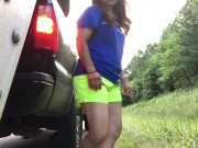 Preview 1 of Part 1 road trip pissing